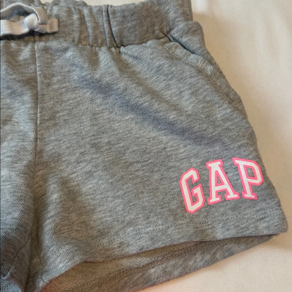 GAP Kids Gray and Coral Shorts Duo